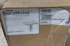 Honeywell Miller DH-20SS/ Floor Flush Mount Sleeve
