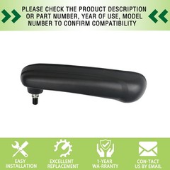 Front Driver Seat Armrest Black for Fiat 500 2016-2019 Adjustable
