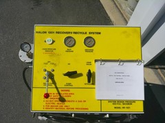 GETZ – HALON RECOVERY / RECYCLE SYSTEM MODEL HFC-227/HALON 1301