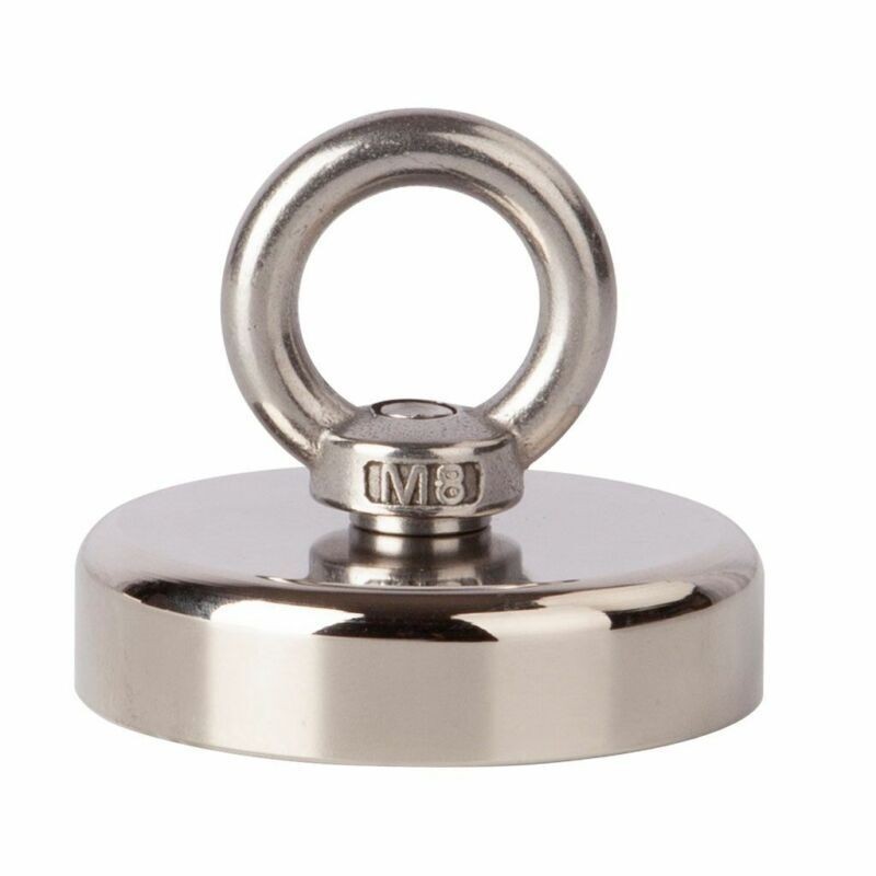 400-1300LBS Fishing Magnet Neodymium Super Strong Retrieving Treasure Hunt