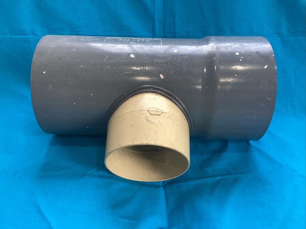 6 In. X 6 In. X 4 In. PVC Reducer Tee Fitting