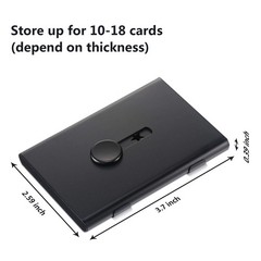 Tatuo 2 Pcs Black/rose Gold 2 Pack Thumb Drive Business Card Black/Rose gold