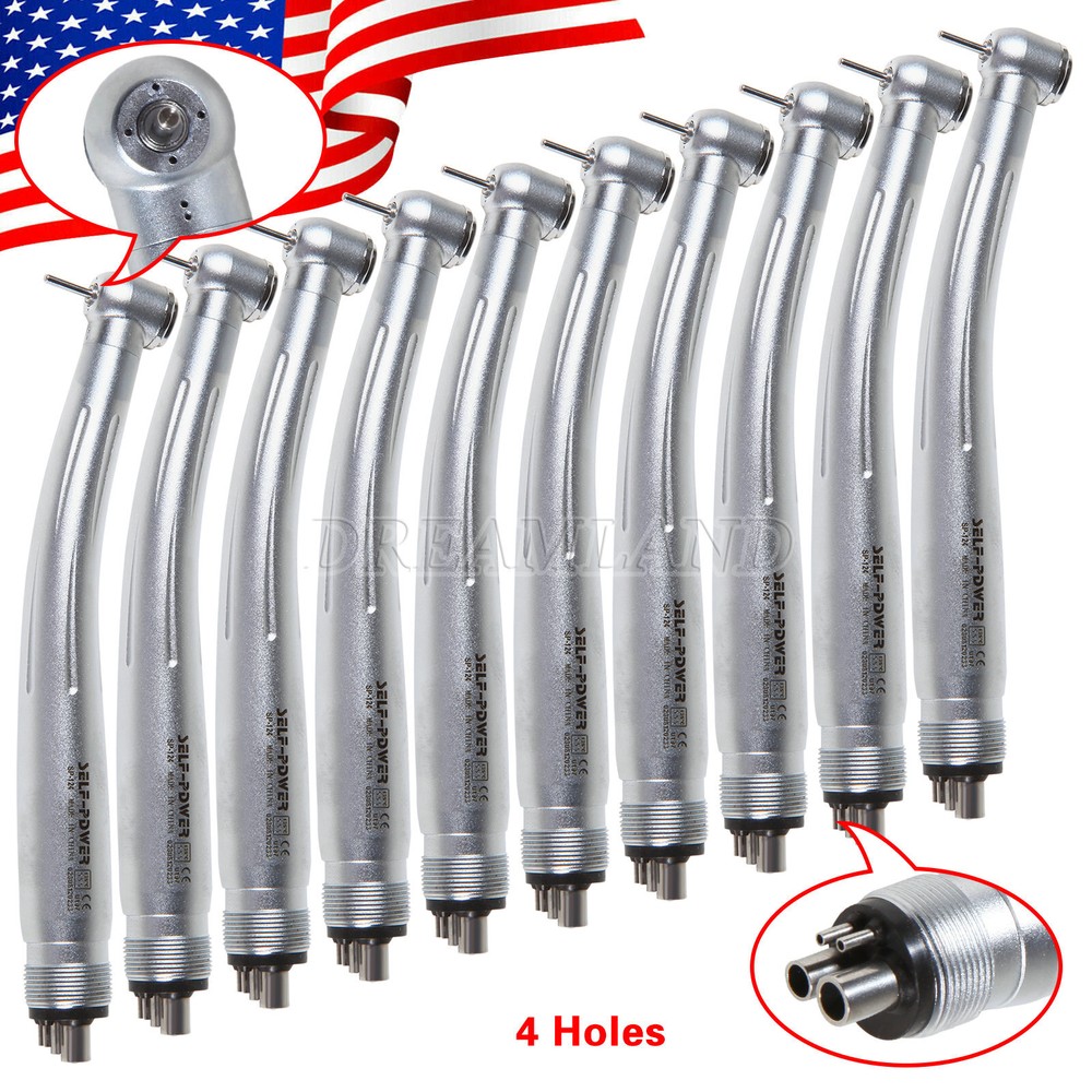 10* NSK Pana Max Style Dental High Speed Handpiece Push Button Turbine 4 Holes