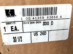 HAGER 300D DOOR CHAIN CHECK 31″ INCHES