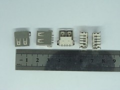 5 Pcs Pack Lot Bulk USB Jack Socket AF 4P SMT SMD Female Type A Port Connector
