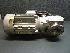 NORD GEAR BOX SK02040AFBH-90SP/4CUS TW 10.20:1 REDUCER w/ SK90SP/4 Motor (31386)