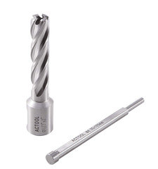 1/2in Diameter HSS Annular Cutter, 2in Depth, 3/4in Weldon Shank