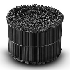 Double loop wire ties 7 inch 1000pc 17 gauge annealed rebar SIMBASTEEL