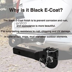 Pintle Hitch Receiver Hook 10 TON for 2” Hitches Hitch Hook Receiver 20000Lbs