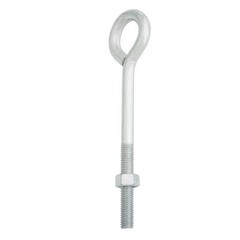Hampton 1/2 in. X 8 in. L Zinc-Plated Steel Eyebolt Nut Included (Pack of 10)