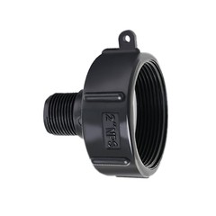 IBC Tote Adapter 2″ NPS Fine Thread to 3/4″ Male Garden Hose Water Tank Fittings