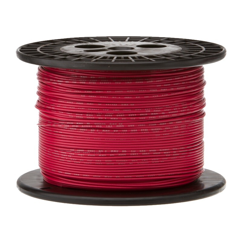 14 AWG Gauge GXL Automotive Stranded Hook Up Wire, 250 ft, Red, 60 Volts