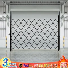 Single Folding Security Gate Folding Door Gate 7.22’H x 7.5’W Scissor Gate