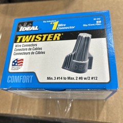 Box of 50 – IDEAL 30-342 Twister Wire Connector – NEW
