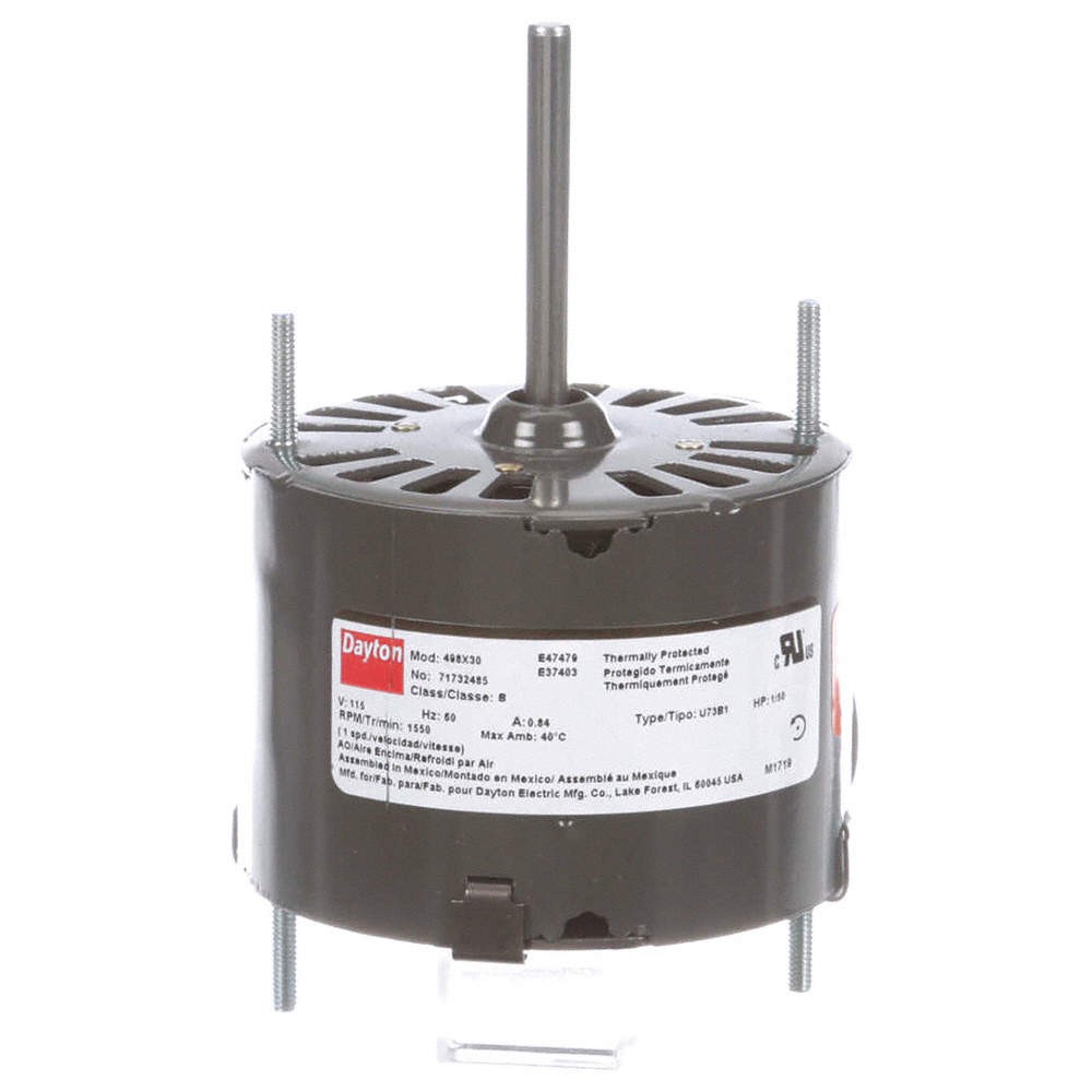 DAYTON 71732485M Motor,1/150 HP,1550 rpm,3.3,115V 498X30