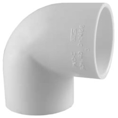 3/4 In. X 3/4 In. 90 Degree PVC Socket X Socket Elbow Fitting 35 -Pack Free Ship