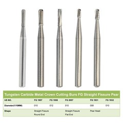 Wave Dental High Speed Burs FG 330 557 2 4 6 8 Carbide Burr Friction Grip Round