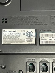 Panasonic Office Phone System Corded Base Station with 4 Lines KX-TGW420B Black