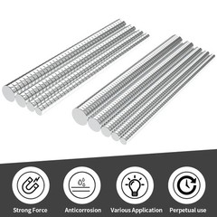 N35 Neodymium Magnets Round Strong NdFeB Permanent Refrigerator Magnet Set