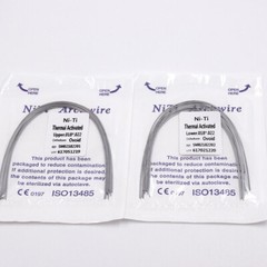 Dental Ortho Thermal Activated Niti Arch Wire Rectangular Ovoid/Square/Natural