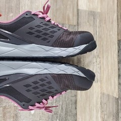 Reebok Nanoflex TR Womens Work Shoes Sz 7.5 W Composite Toe Brown Pink Sneakers