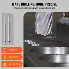 Uimoso Annular Cutter Set HSS Magnetic Drill Bits 13 PCS Weldon Shank 2″ Depth