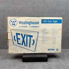 Westinghouse LED Exit Sign Red Letters White Housing 07-11-05916-38 AC Only NEW