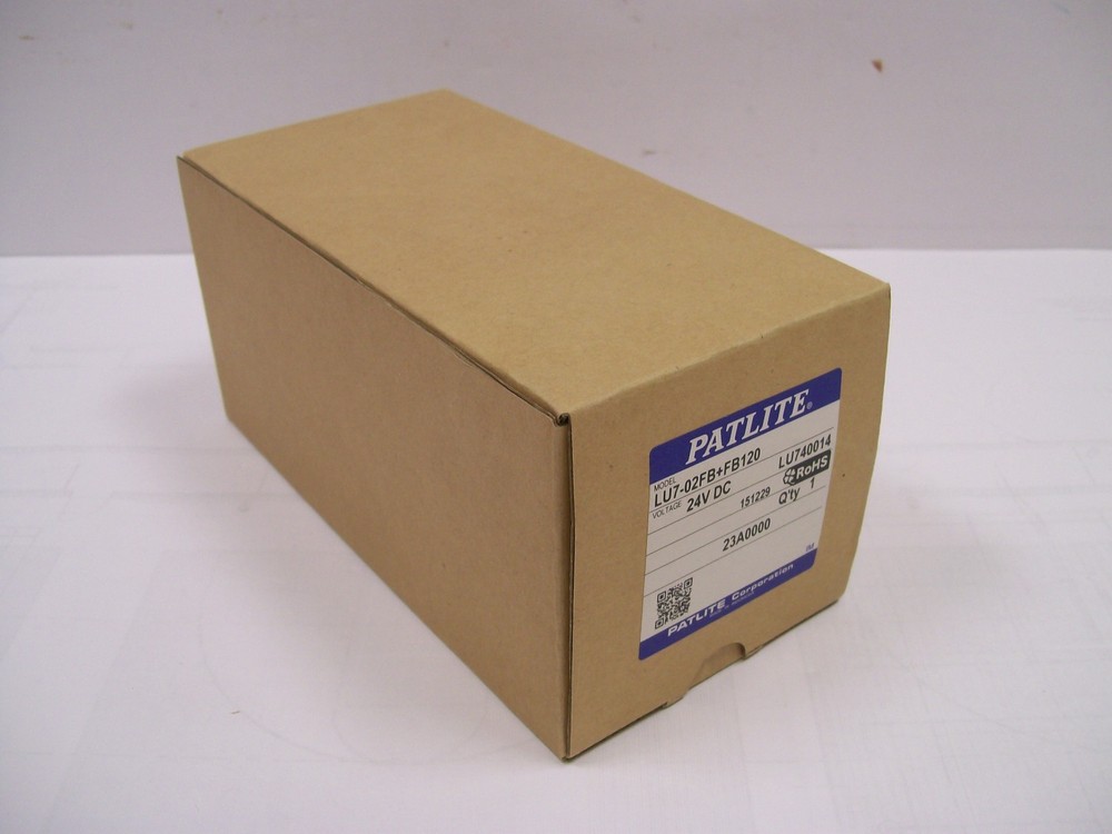 NEW NOS Patlite #LU7-02FB+FB120 LU702FB+FB120 24VDC Indicator Light 50310da