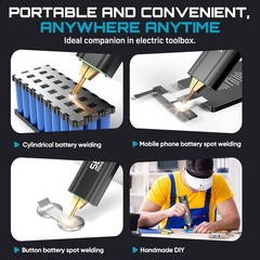 Seesii OLED Portable Spot Welder for 21700 18650 Battery Spot Welder 5000mAh