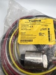 Turck Power Fast 4 Pole Female 1/2-14NP 28A 551-600V GKDF40-3M/14.5/NPT U-42223