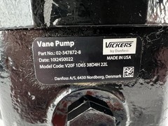 Vickers Danfoss 02-347872-8 Square Vane Pump, V20F 1D6S 38D4H 22L, 6 GPM, USA