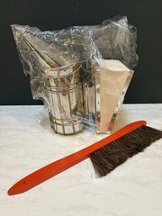 NEW Beekeeping Smoker & Horse Hair Brush Stainless Steel