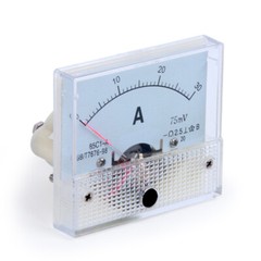 Measure DC Volt Current Voltmeter Amperemeter Analog Panel Meter Various Values