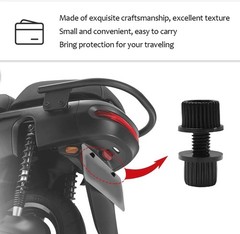 16PCS Nylon Motorcycle License Plate Screws Frame Holder Bolts & Nuts Plastic