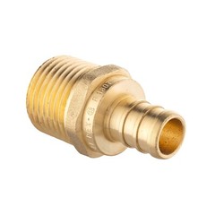 EFIELD 20 PCS 1/2″ PEX x 1/2″ Male NPT Adapters Brass Crimp Fittings, Lead Free