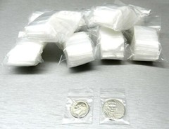 1000 Bags Reclosable 2mil Clear 1″ x 1″ Mini Poly Bags 1×1 Baggies 1,000 Pcs