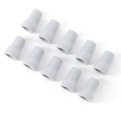 10pc Dental Saliva Ejector Strong Suction Rubber Snap Tip Adapter Replacement
