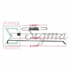 Throttle Control Governor Link Rod Return Spring For BILT HARD 79cc 2HP Engine
