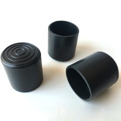 6mm~63mm Black Chair Table Feet Stick Pipe Tubing End Cover Caps Cap PVC Rubber
