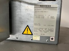 Siemens Ultamat 5E 7MB1120-1VB20-0BA1-Z Gas Analyzer CO 0-200 PPM