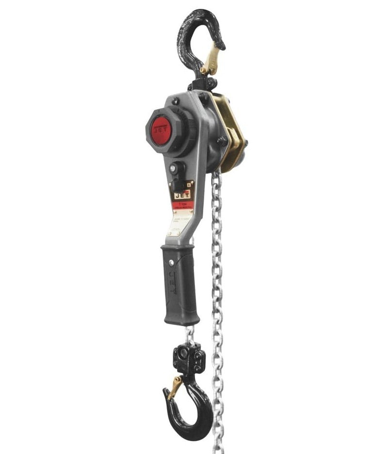 Jet 3/4 Ton Lever Hoist with 10 Foot Lift, Resettable Overload Protection