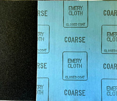 9 x 11 EMERY CLOTH COARSE SANDPAPER SHEETS – CLOSED COAT – 50 PIECES – OLD STOCK