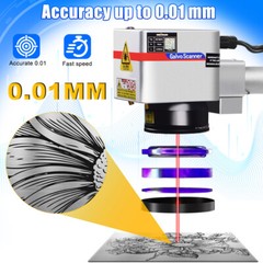 Scotle10W UV Laser Marking Machine Engraver S&A Chiller For Glass Wood Metal PVC