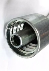 (6) -06 90 ORFS Female Hydraulic Fitting X 3/8″ ID Hose – 1J943-6-6 – Flat Face