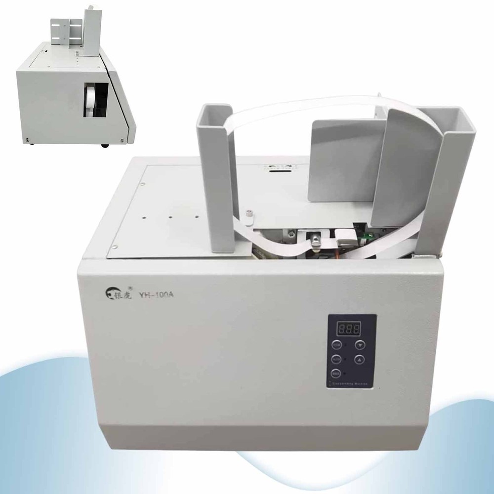 110V 60Hz Fully Auto Cross-Shaped Paper Tape Banknote Bundling Machine 100W