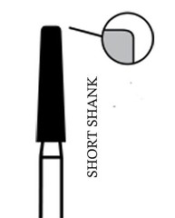 CROSSTECH Dental Diamond Short-Shank MODIFIEDSHOULDER-847KR/018S, MB4LR-5Burs