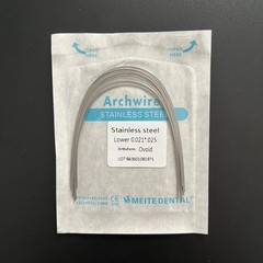 10Pcs Dental Orthodontic Arch Wire Stainles Steel Rectangular Ovoid/Nature Form