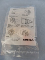 NEW 50 count box Suttle DATA JACK Tool-Less Cat-6 W/3 Bezels STAR6000C6T3