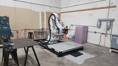 Industrial LFAM 3d printer Massive Dimension MDPE-10 / ABB 4600, 3’x5′ print bed