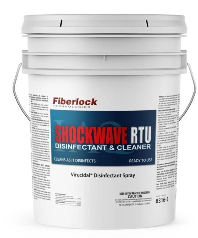 Shockwave RTU Multipurpose Disinfectant, Sanitizer & Cleaner 5 Gallon